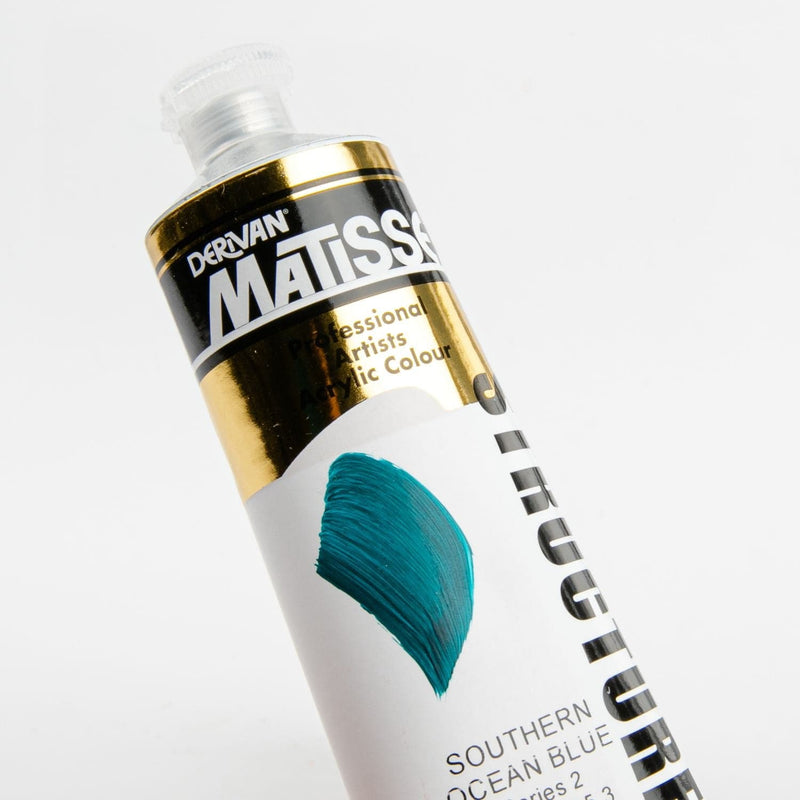 Dark Slate Gray Matisse Acrylic Paint  Structure Series 2 75mL Southern Ocean Blue Acrylic Paints
