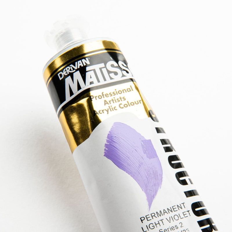 Thistle Matisse Acrylic Paint  Structure Series 2 75mL Perm Light Violet Acrylic Paints