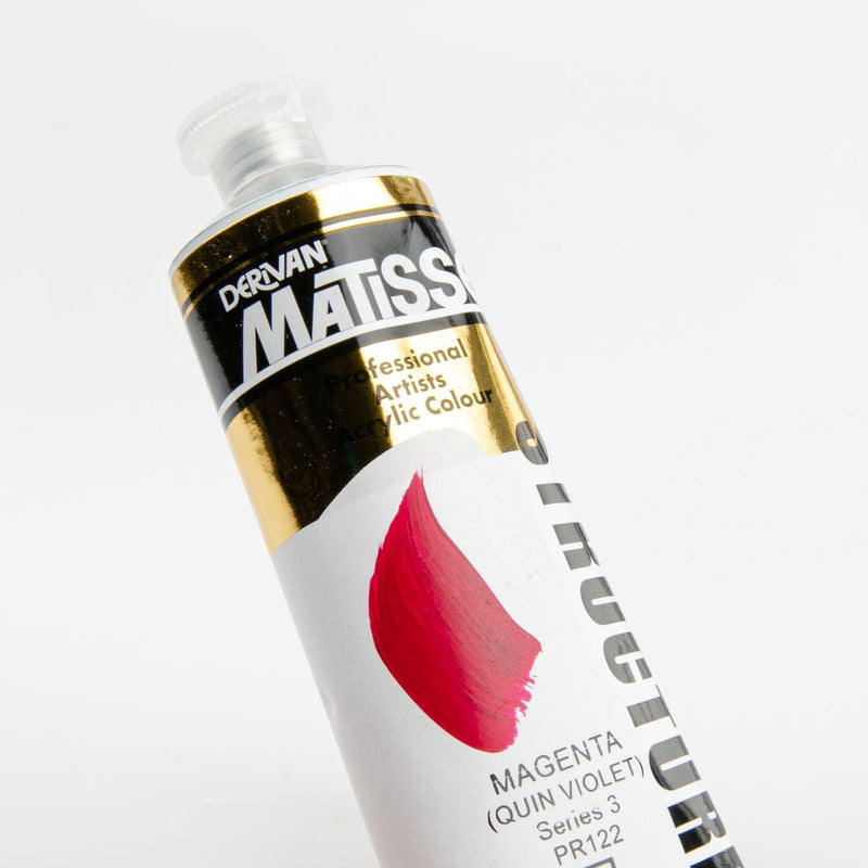 Firebrick Matisse Acrylic Paint  Structure Series 3 75mL Magenta Quinac Violet Acrylic Paints
