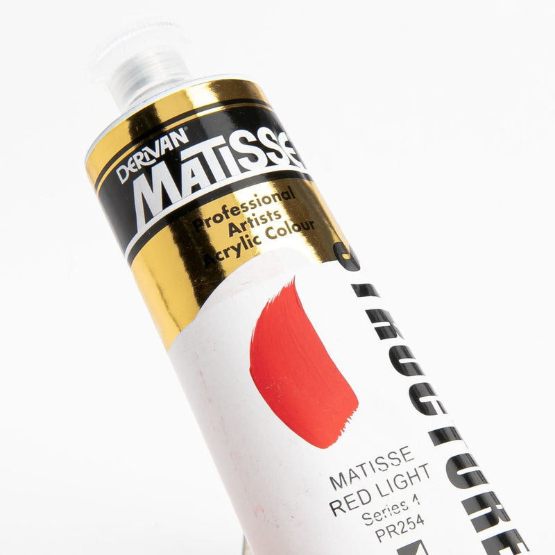 Tomato Matisse Acrylic Paint  Structure Series 4 75mL Matisse Acrylic Paint  Red Light Acrylic Paints