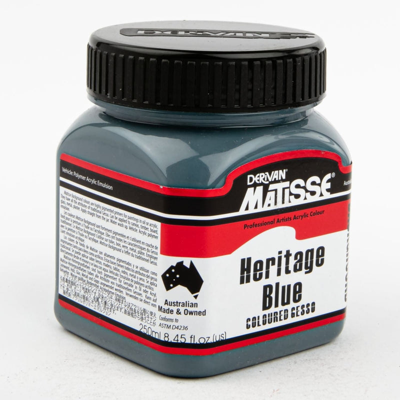 Firebrick Matisse Background Paint 250mL Heritage Blue Acrylic Paints