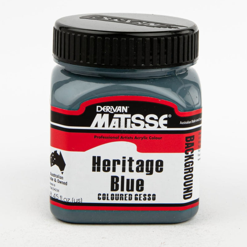 Red Matisse Background Paint 250mL Heritage Blue Acrylic Paints