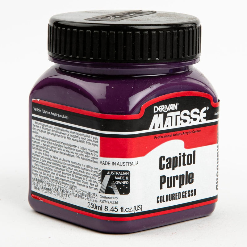 Firebrick Matisse Background Paint 250mL Capitol Purple Acrylic Paints