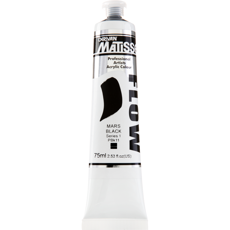 Lavender Matisse Acrylic Paint  Flow S1 75mL Mars Black 75mL Acrylic Paints