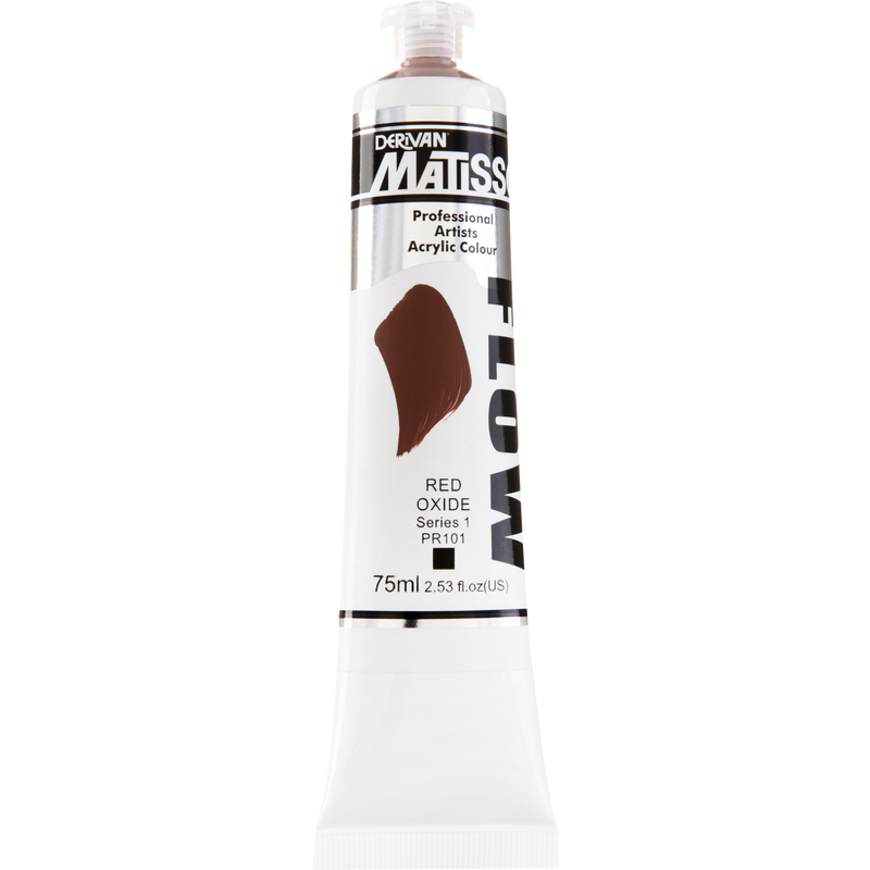 White Smoke Matisse Acrylic Paint  Flow S1 75mL Red Oxide Acrylic Paints