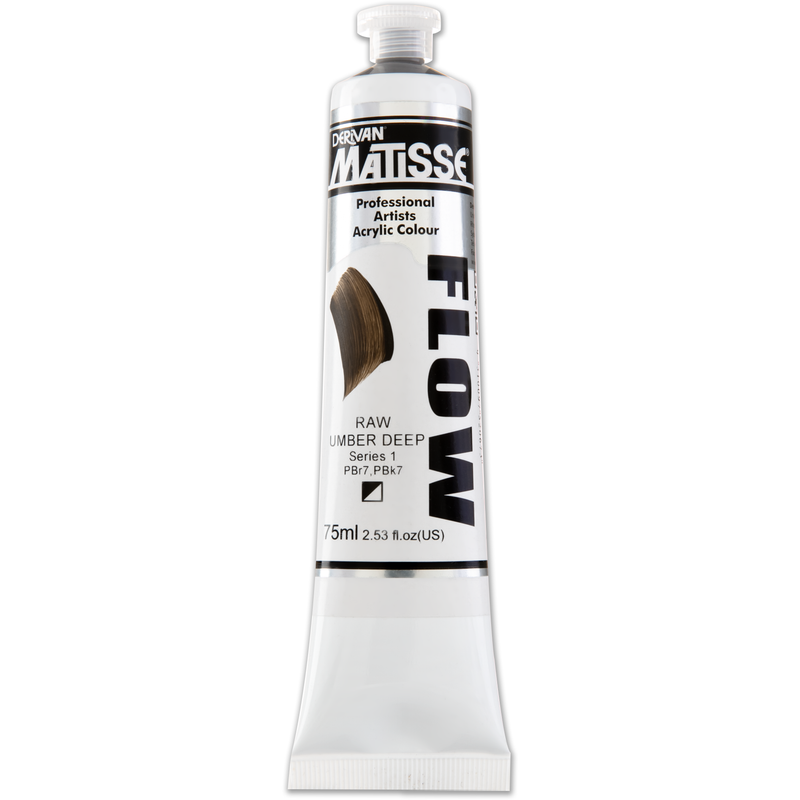 Light Gray Matisse Acrylic Paint  Flow S1 75mL Raw Umber Deep Acrylic Paints