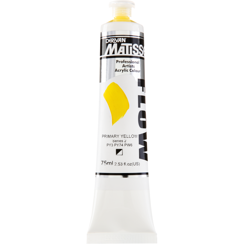 Lavender Matisse Acrylic Paint  Flow S2 75mL Primary Yellow