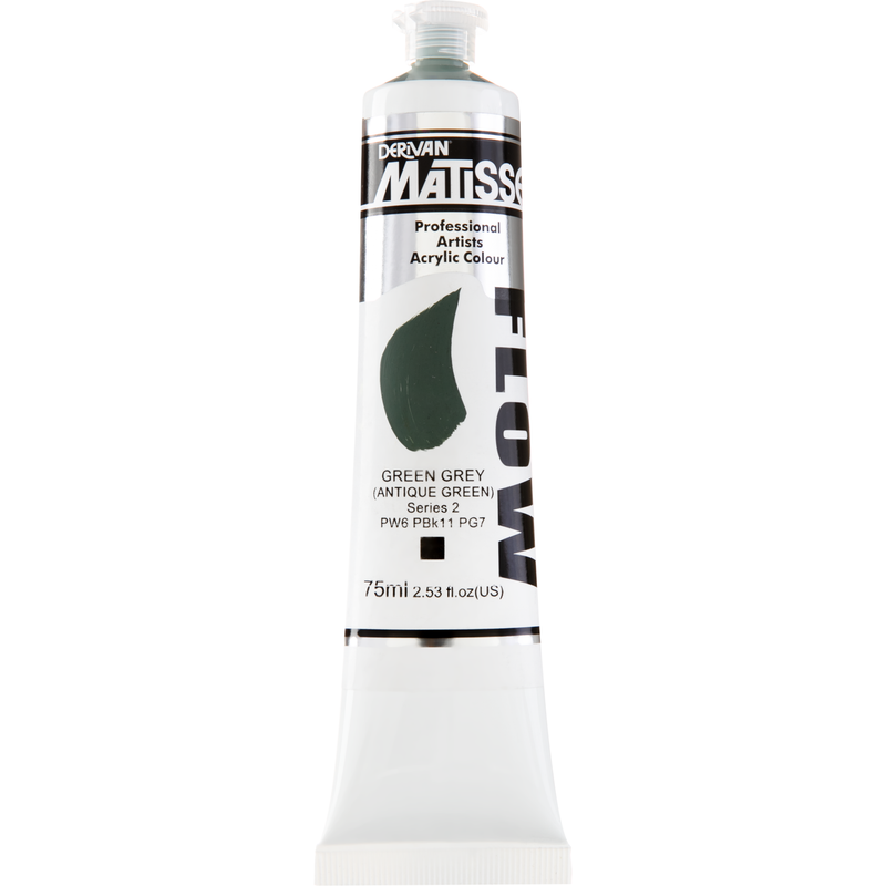 Lavender Matisse Acrylic Paint  Flow S2 75mL Green Grey Acrylic Paints