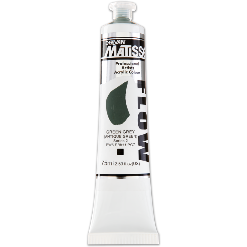 Lavender Matisse Acrylic Paint  Flow S2 75mL Green Grey Acrylic Paints