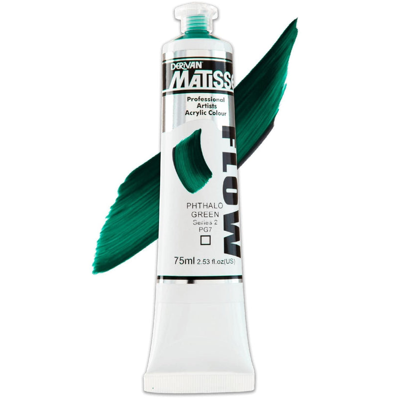 Dark Slate Gray Matisse Acrylic Paint  Flow S2 75mL Phthalo Green Acrylic Paints