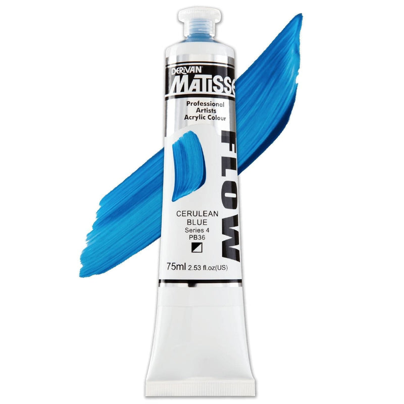 Medium Turquoise Matisse Acrylic Paint  Flow S4 75mL Cerulean Blue Acrylic Paints