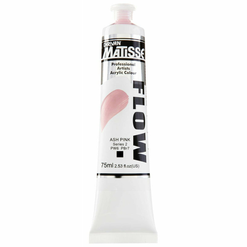 Lavender Matisse Acrylic Paint  Flow S2 75mL Ash Pink Acrylic Paints