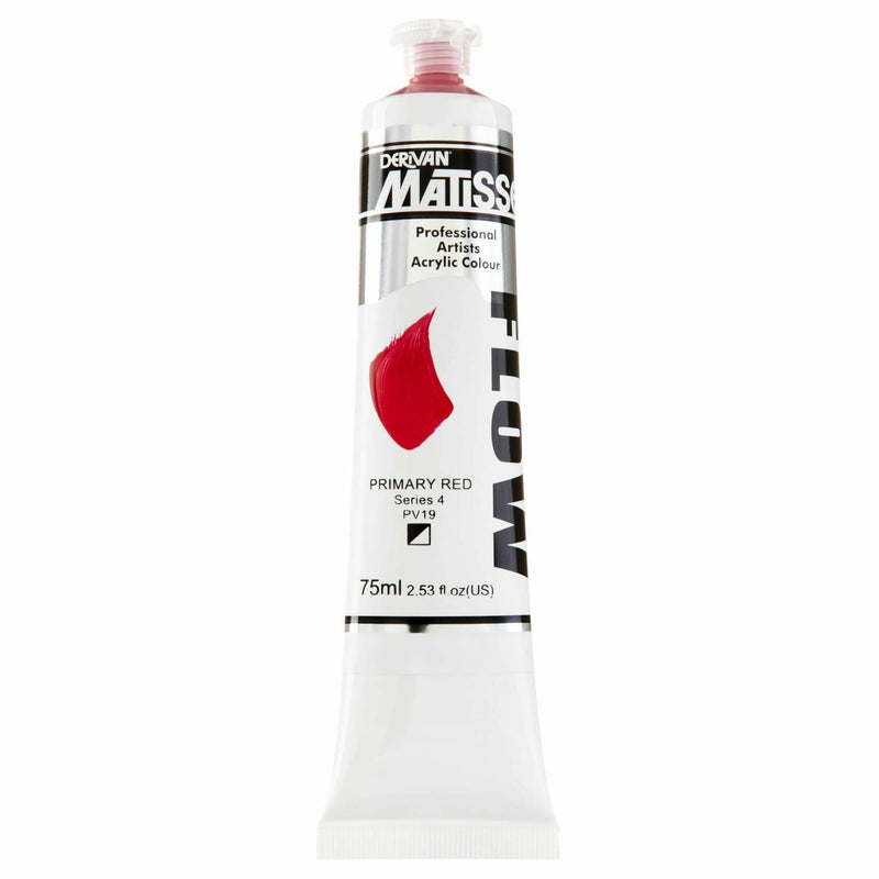 Lavender Matisse Acrylic Paint  Flow S4 75mL Primary Red Acrylic Paints