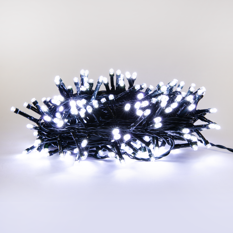 Light Gray Light & Bright Christmas Solar Fairy Lights-White (200 Pack) Christmas