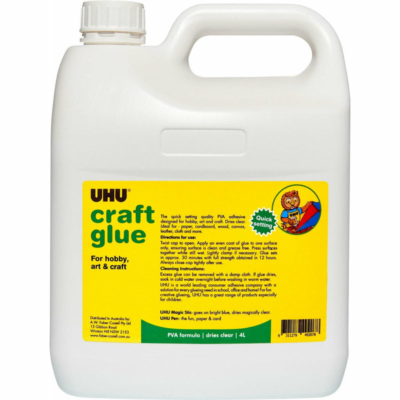 Light Gray UHU Craft Glue 4 litre Glues