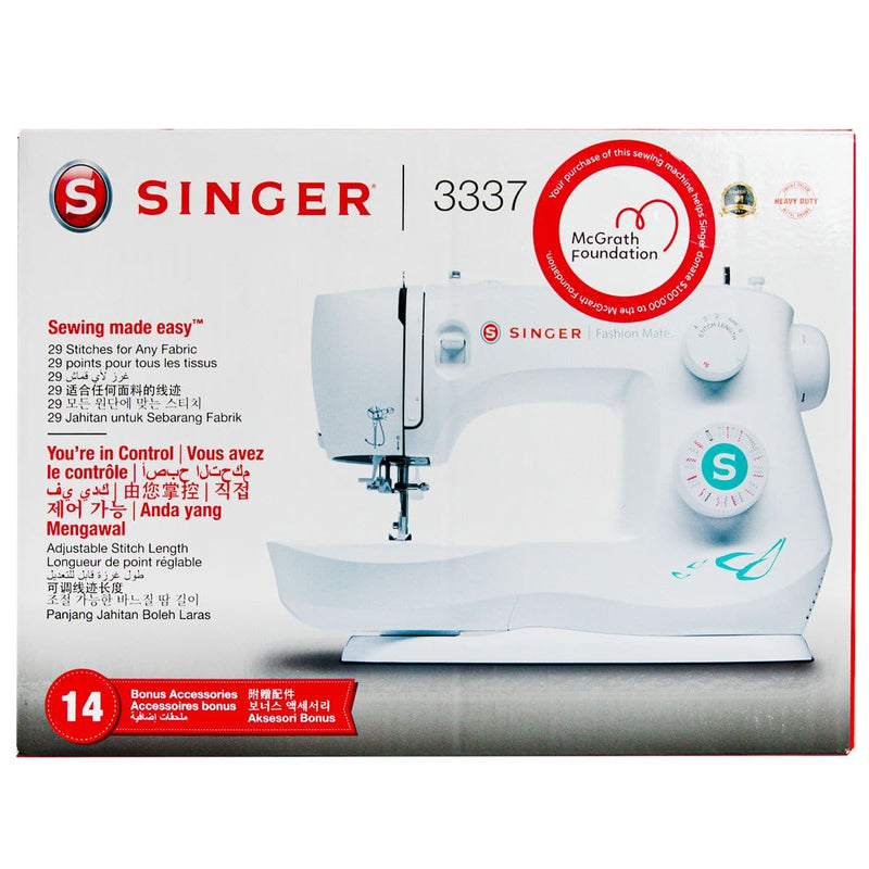 Light Gray Singer Fashion Mate 3337 Beginner Sewing Machine Sewing Machines and Accessories
