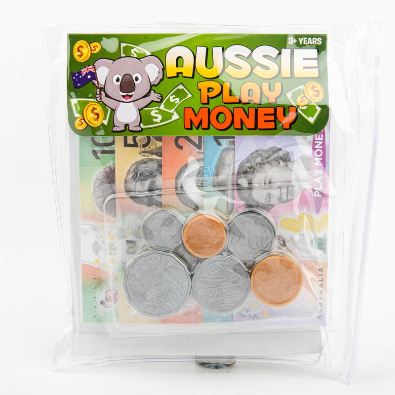 Gray Aussie Play Money Kids Educational Games and Toys