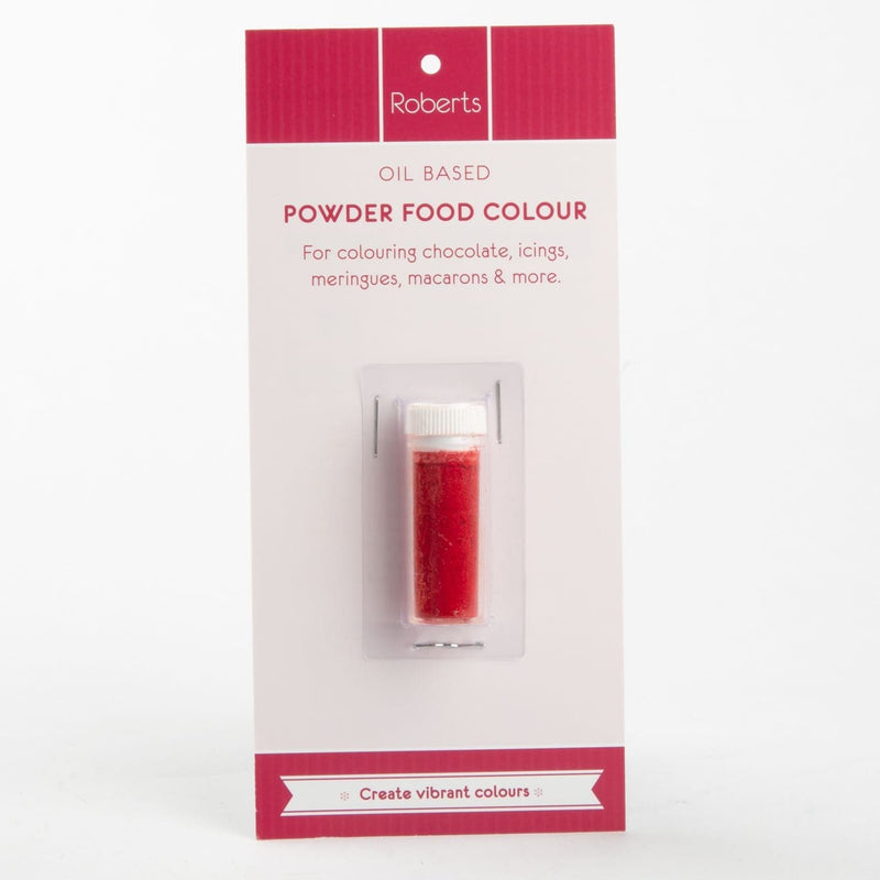 Firebrick Roberts Powdered Food Dye Red 1g Ingredients and Edibles - Chocolate Making