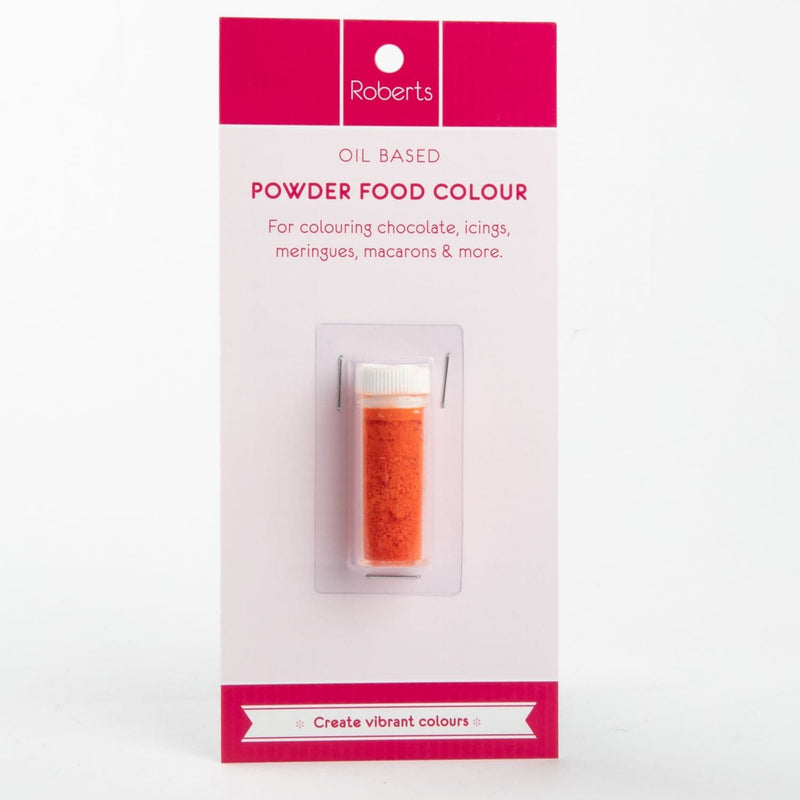 Tomato Roberts Powdered Food Dye Orange 1g Ingredients and Edibles - Chocolate Making