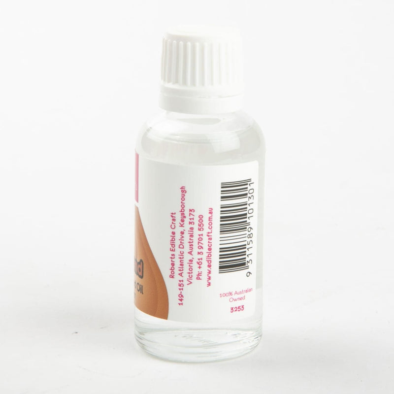 Antique White Roberts Oil for Baking and Chocolate Flavouring Almond 30ml Ingredients and Edibles - Chocolate Making