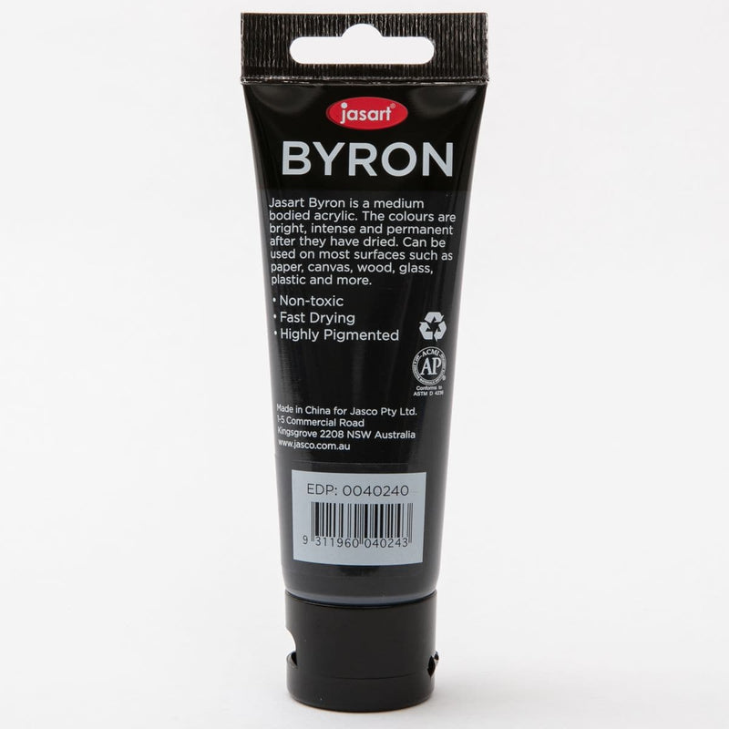 Dark Slate Gray Jasart Byron Acrylic Paint 75ml Tube - Black Acrylic Paints
