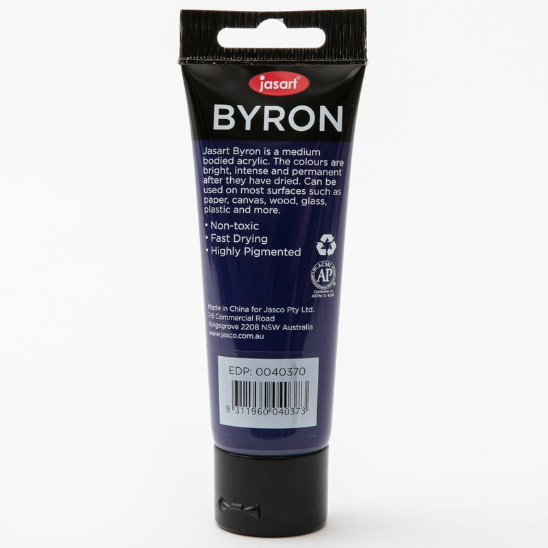 Dark Slate Gray Jasart Byron Acrylic Paint 75ml Tube - Warm Blue Acrylic Paints