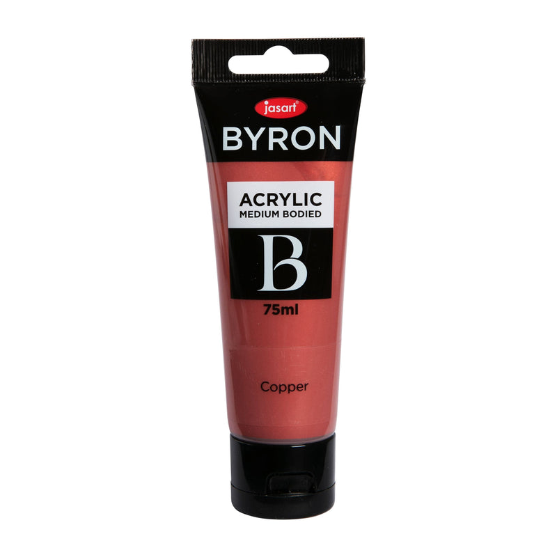 Rosy Brown Jasart Byron Acrylic Paint 75ml Tube - Copper Acrylic Paints