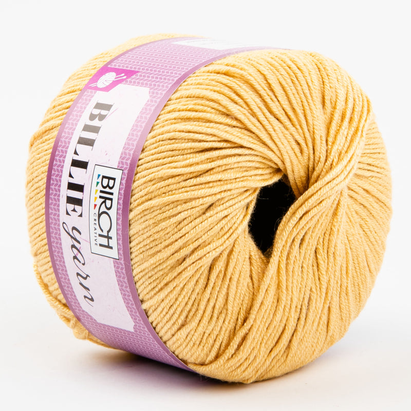 Sandy Brown Birch Knitting Yarn Billie 80% Bamboo 20% Wool 50G Apple Ball - Primrose Knitting and Crochet Yarn