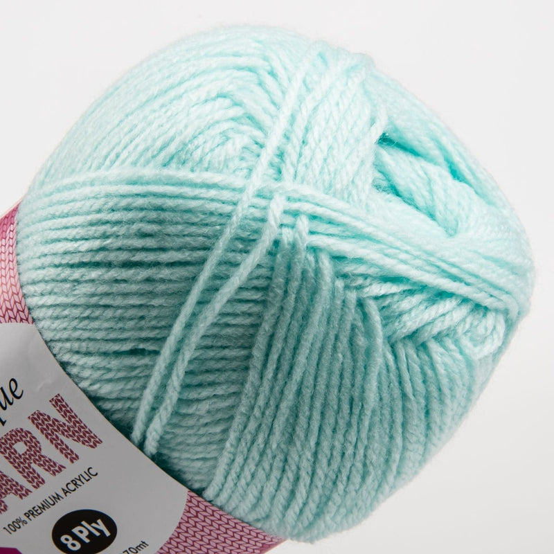 Slate Gray Birch Classique Knitting Yarn 100% Premium Acrylic-Mint 100g Ball, 8Ply Knitting and Crochet Yarn