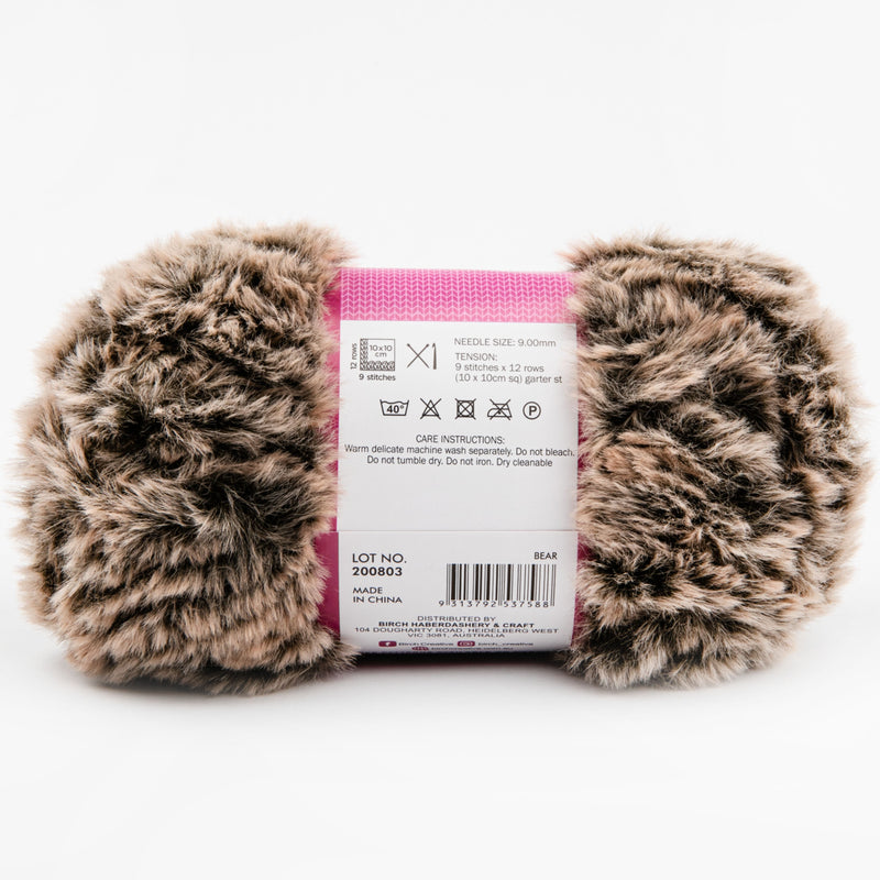Hot Pink Birch Lola Yarn 100% Polyester 100G   - Bear Knitting and Crochet Yarn