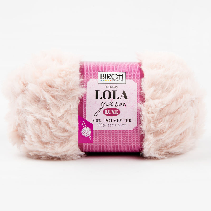 Pale Violet Red Birch Lola Yarn 100% Polyester 100g-Blush Knitting and Crochet Yarn