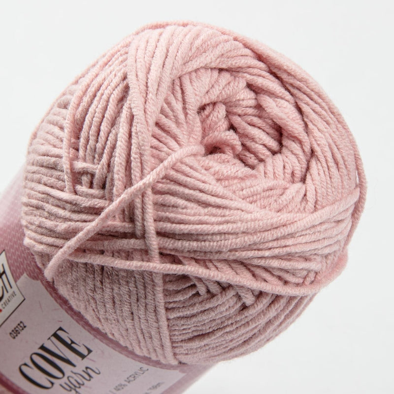 Light Gray Birch Yarn Cove - 60% Cotton 40% Acrylic 100G - 04 Pink Clay Knitting and Crochet Yarn