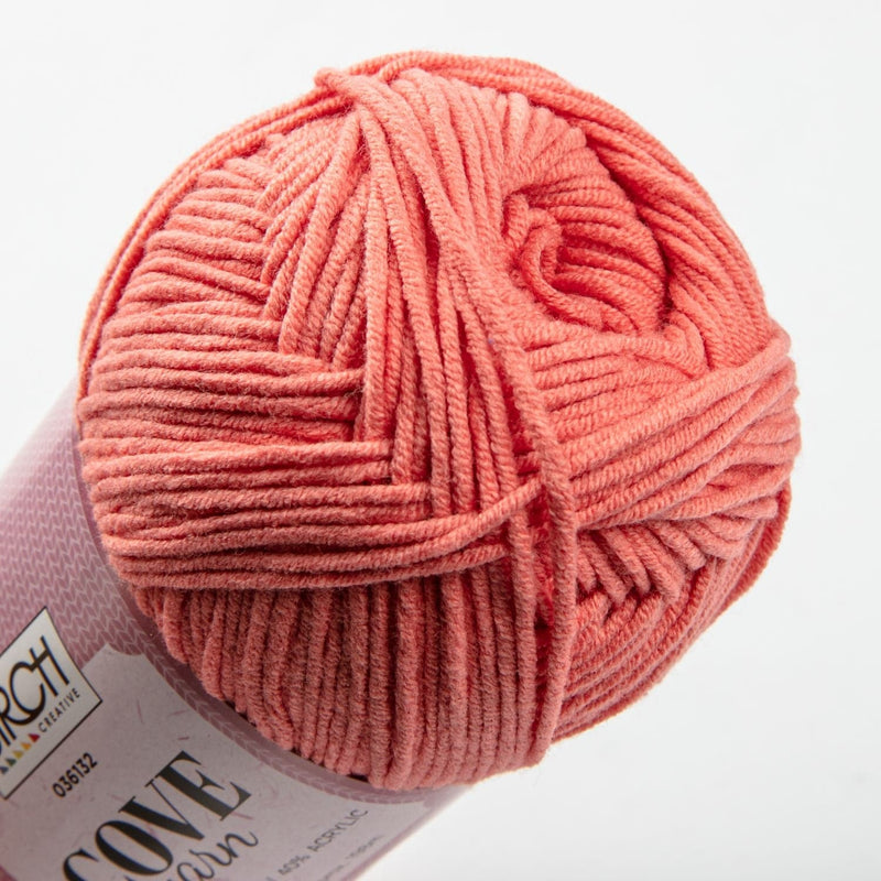 Pink Birch Yarn Cove - 60% Cotton 40% Acrylic 100G - 06 Mango Knitting and Crochet Yarn