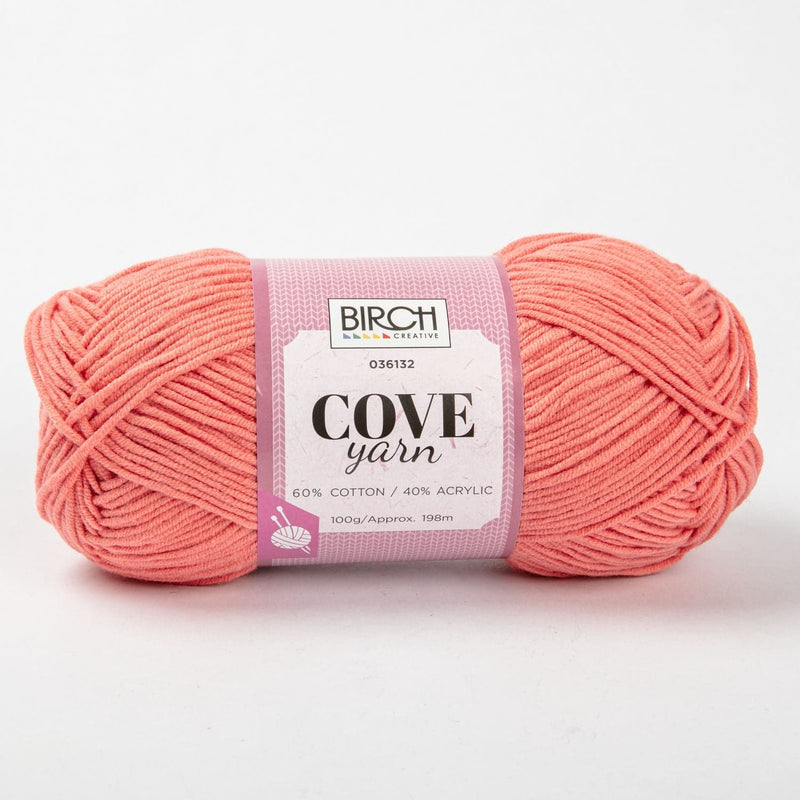 Beige Birch Yarn Cove - 60% Cotton 40% Acrylic 100G - 06 Mango Knitting and Crochet Yarn