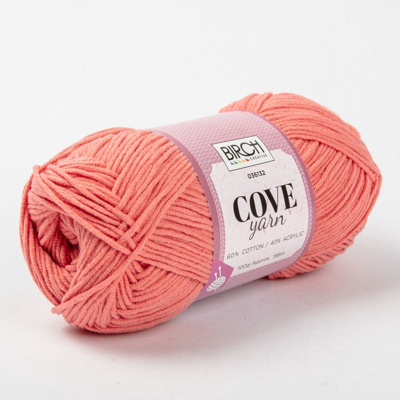 Misty Rose Birch Yarn Cove - 60% Cotton 40% Acrylic 100G - 06 Mango Knitting and Crochet Yarn