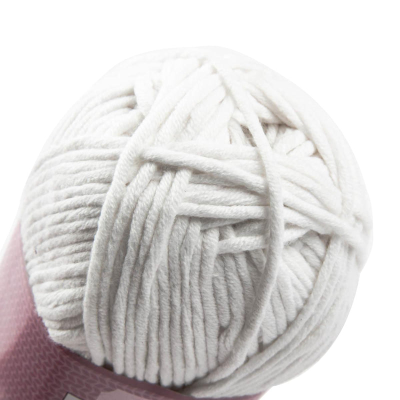 Light Gray Birch Caviana Chunky - 60% Cotton 40% Acrylic- 150G - 01 White Knitting and Crochet Yarn