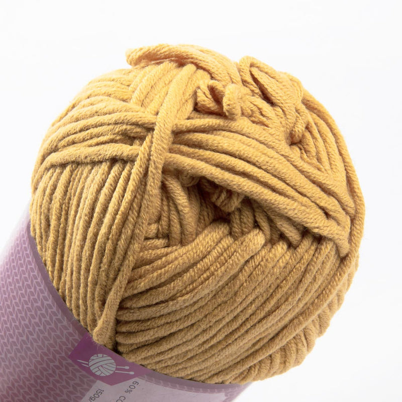 Dark Khaki Birch Caviana Chunky - 60% Cotton 40% Acrylic- 150G - 03 Saffron Knitting and Crochet Yarn