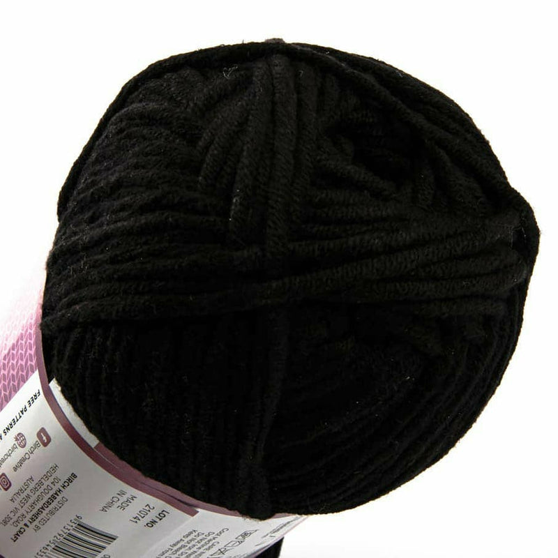 Black Birch Caviana Chunky - 60% Cotton 40% Acrylic- 150G - 06 Midnight Knitting and Crochet Yarn