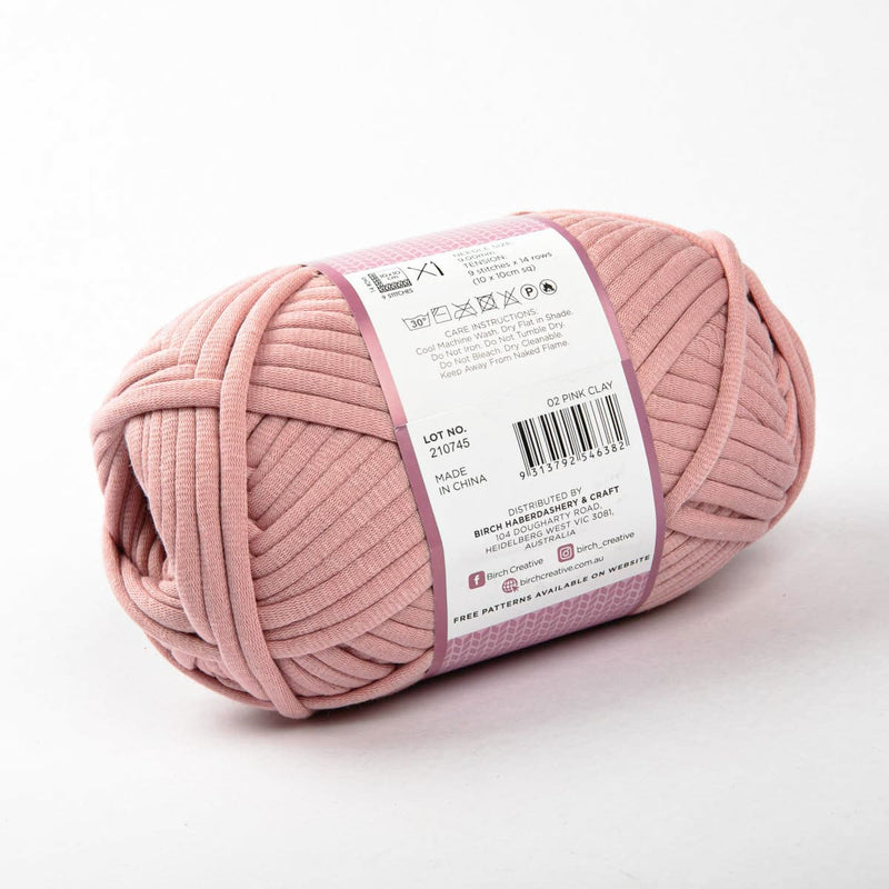 Light Gray Birch Ayanna - 55% Cotton 45%Nylon - 200G - 02 Pink Clay Knitting and Crochet Yarn