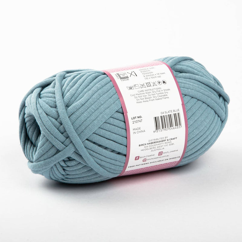 Lavender Birch Ayanna - 55% Cotton 45%Nylon - 200G - 04 Slate Blue Knitting and Crochet Yarn