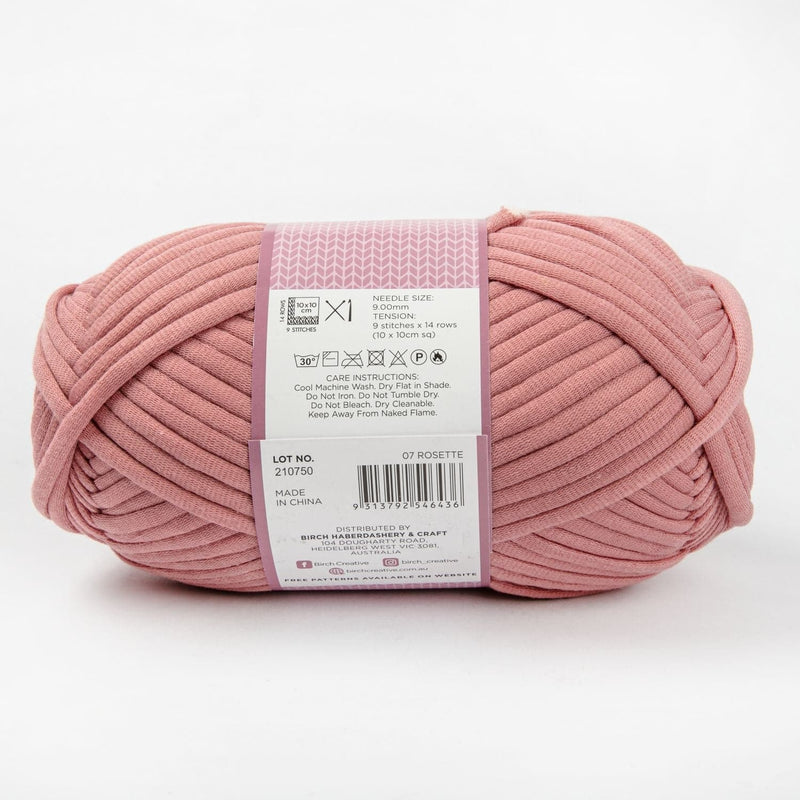 White Smoke Birch Ayanna - 55% Cotton 45%Nylon - 200G - 07 Rosette Knitting and Crochet Yarn