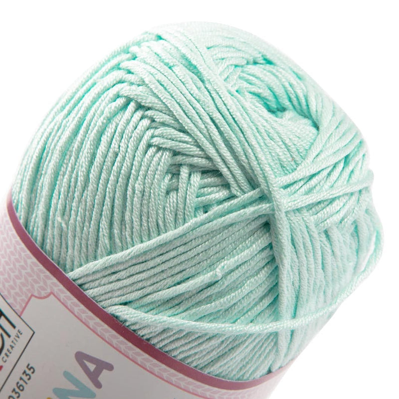 Gray Birch Sienna - 50%Bamboo 50% Cotton - 100G - 05 Aquamarine Knitting and Crochet Yarn