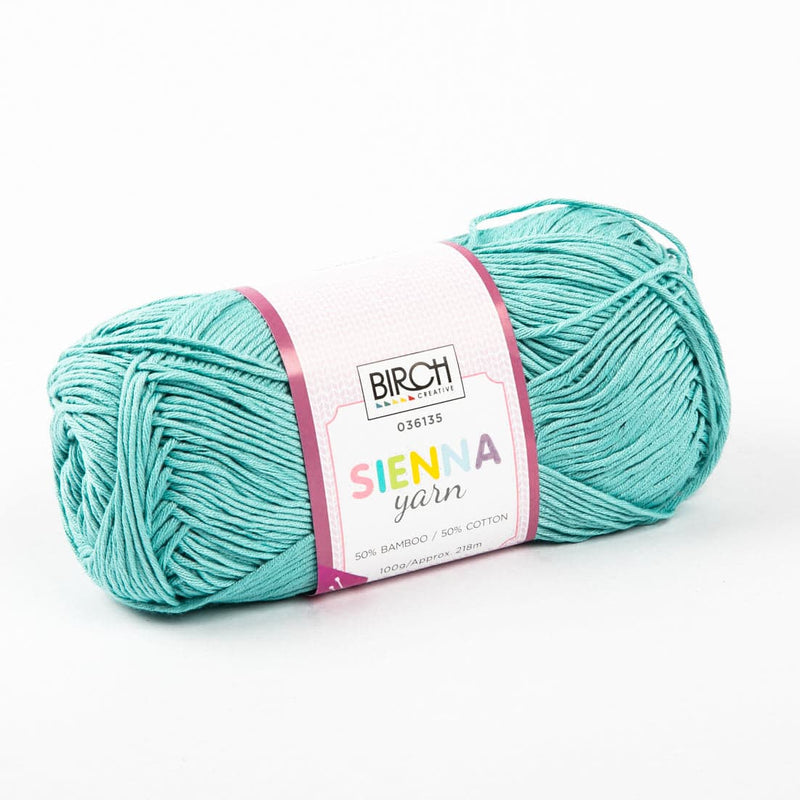 Cadet Blue Birch Sienna - 50%Bamboo 50% Cotton - 100G - 06 Reef Waters Knitting and Crochet Yarn