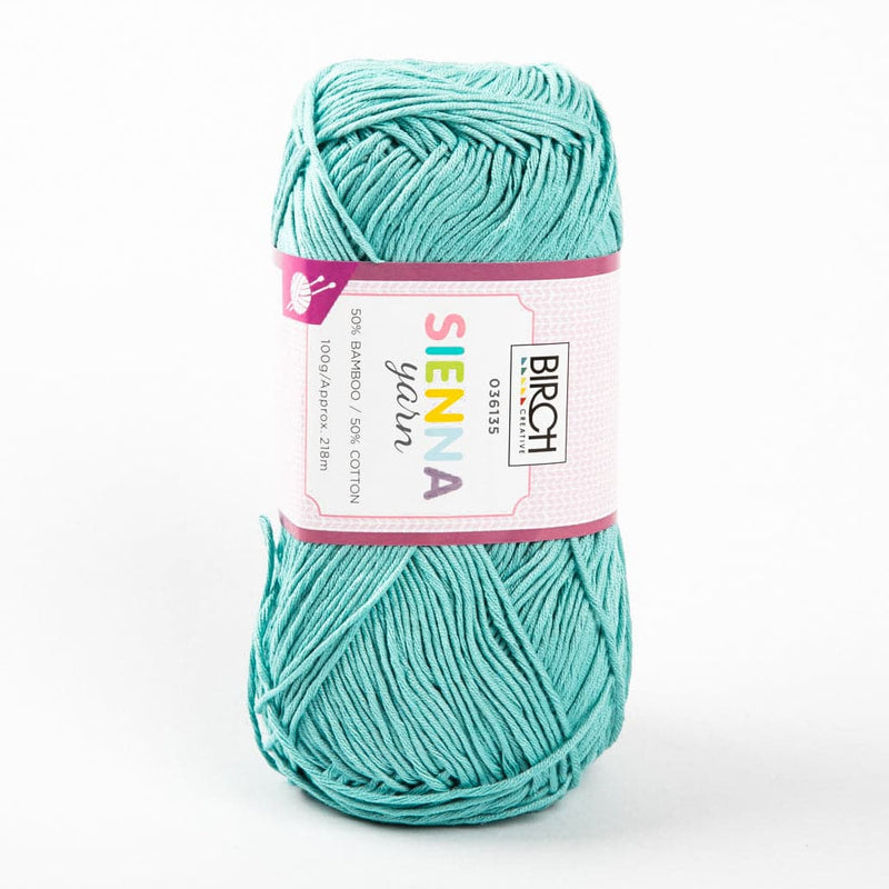 Steel Blue Birch Sienna - 50%Bamboo 50% Cotton - 100G - 06 Reef Waters Knitting and Crochet Yarn