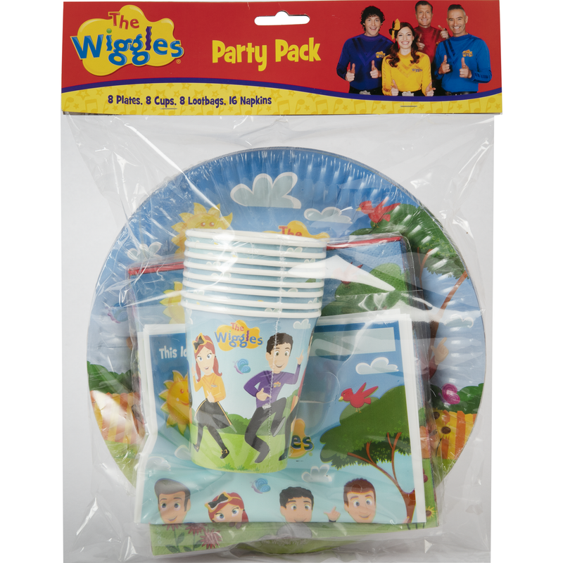 Gray The Wiggles Party Pack (40 Piece) Party Supplies