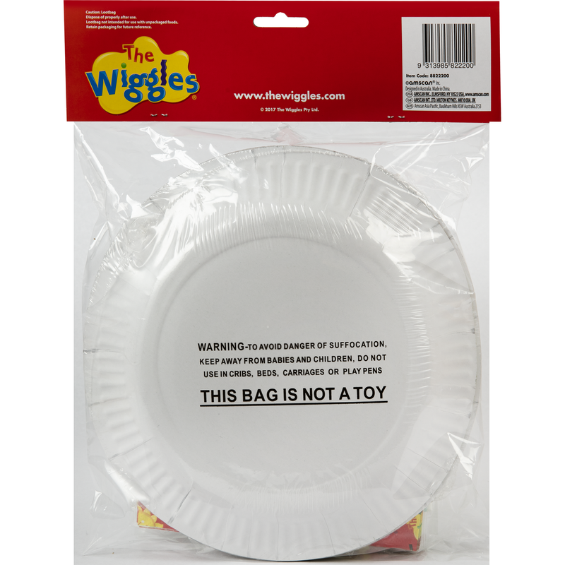 Light Gray The Wiggles Party Pack (40 Piece) Party Supplies