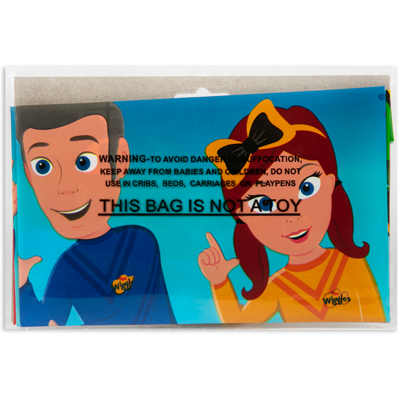 Tan The Wiggles Plastic Banner 1.5m x 30cm Party Supplies