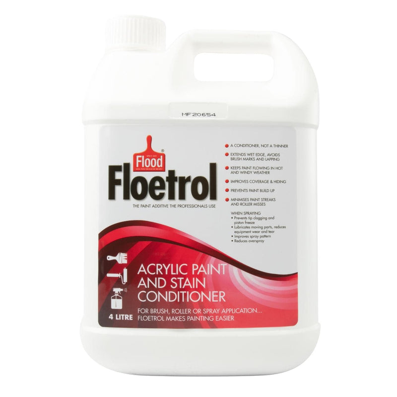 Maroon Floetrol Acrylic Paint Conditioner  4L Acrylic Paints