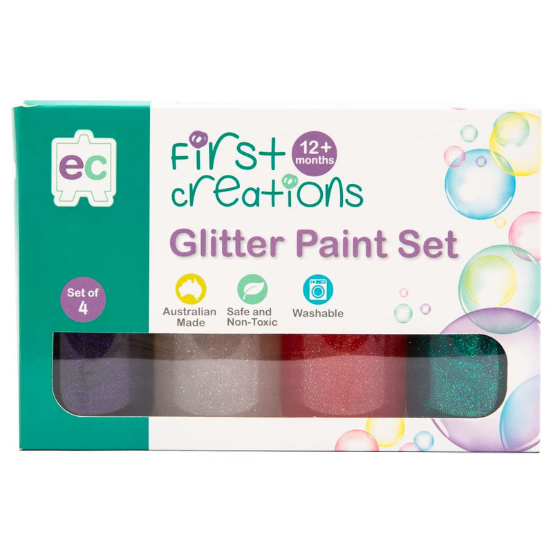 Dark Cyan Educational Colours First Creations  Paint   Glitter Set of 4 Kids Painting Sets