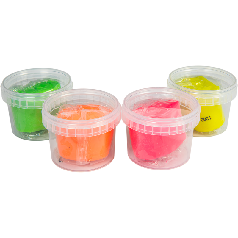 Educational Colours First Creations Easi-Soft Dough Fluoro Set 4